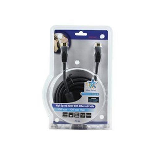 HQ High-Speed HDMI with Ethernet - HDMI avec câble Ethernet - HDMI (M) pour HDMI (M) - 10 m