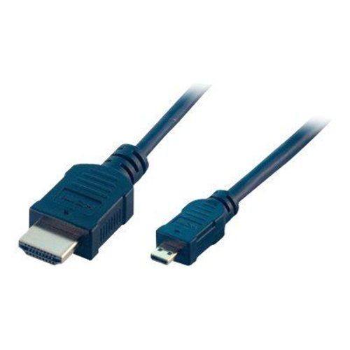 MCL MC386 - Câble HDMI - HDMI mâle pour 19 pin micro HDMI Type D mâle - 1 m