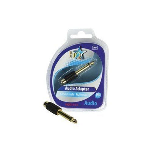 HQ Standard - Adaptateur audio - jack stéréo (M) pour RCA (F)