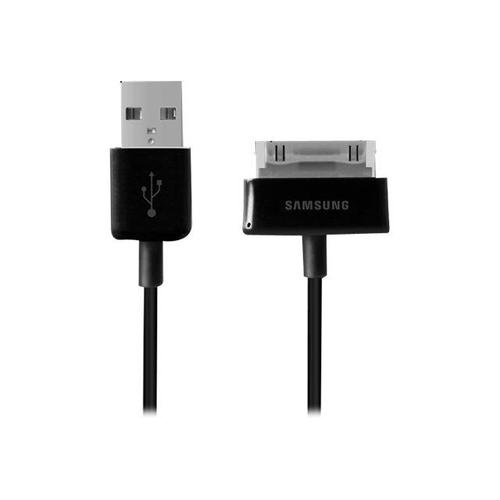 Samsung ECC1DP0UBE - Câble de chargement / de données - USB (M) pour connecteur à 30 broches de station d'accueil Samsung (M) - 1 m - noir - pour Galaxy Tab, Tab 10.1, Tab 10.1N, Tab 10.1V, Tab...