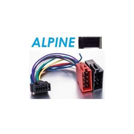 Cable adaptateur ISO autoradio ALPINE CDE-9873RB ; CDE-9874RB ; CDE-9880R