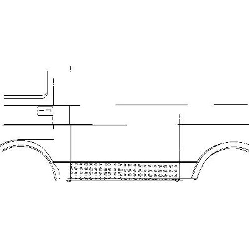 Panneau Latéral Gauche Vw Lt 28-35 I Autobus/Autocar De 04/1975 À 09/1983