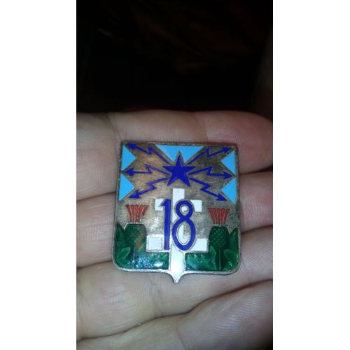 Insigne 18ème Régiment De Transmission Drago