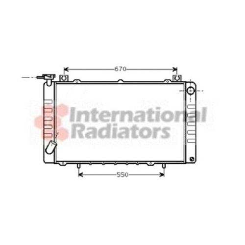 Radiateur, Refroidissement Du Moteur Nissan Patrol Gr I De 09/1988 À 06/1997