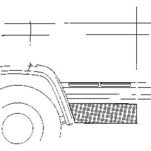 Porte, Cabine Chauffeur Gauche Inférieur Extérieur Mercedes-Benz T2/L Camion Plate-Forme/Châssis De 01/1972 À 12/1980