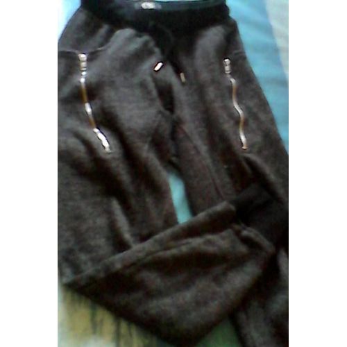 Pantalon Cabaneli Coton Xs Gris