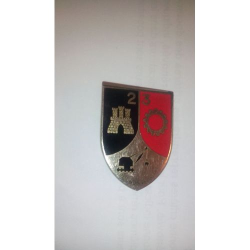 Insigne 23eme Régiment Du Génie 