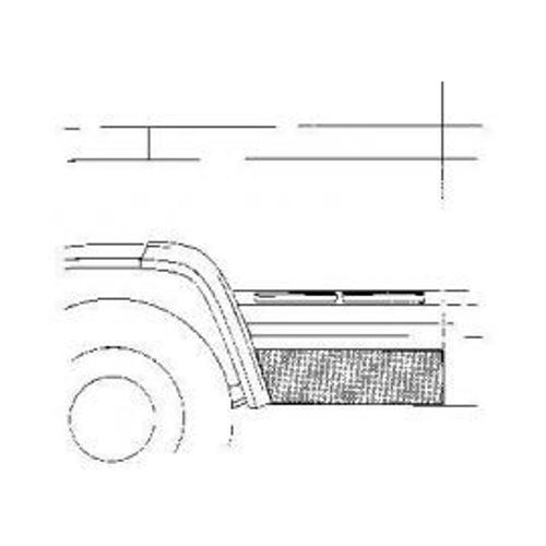 Porte, Cabine Chauffeur À Droite, Inférieur Extérieur Mercedes-Benz T2/L Camion Plate-Forme/Châssis De 01/1972 À 12/1980