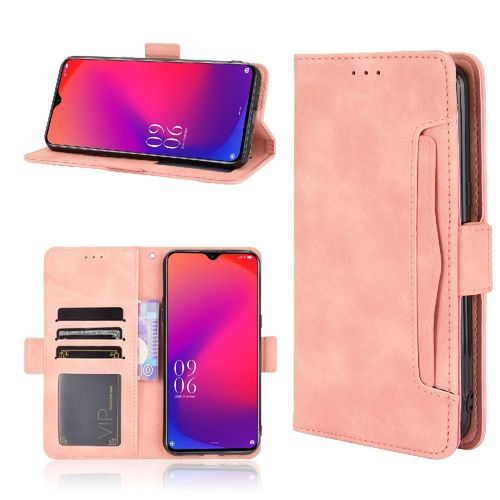 Étui Pour Doogee X95 Fermeture Magnétique Couverture Portefeuille En Cuir, Titulaire De La Carte Réglable Détachable - Couleur Rose