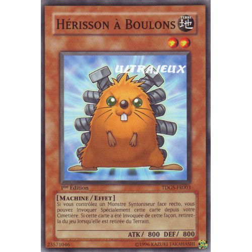 Yu-Gi-Oh! - Tdgs-Fr003 - Hérisson À Boulons - Commune