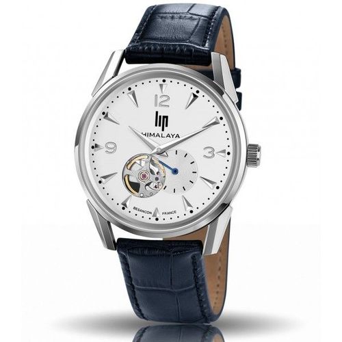 Montre Lip Homme Himalaya 1954 Automatique Cuir Bleu 671255
