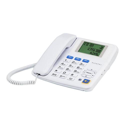 Alcatel T Max - Téléphone filaire avec ID d'appelant - blanc