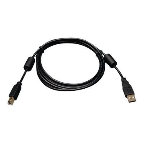Eaton Tripp Lite Series USB 2.0 A to B Cable with Ferrite Chokes (M/M), 6 ft. (1.83 m) - Câble USB - USB (M) pour USB type B (M) - USB 2.0 - 1.8 m - moulé - noir
