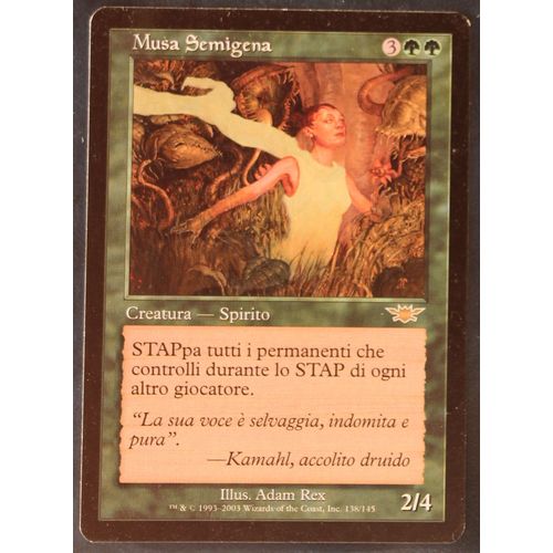 Carte En Italien : Musa Semigena - Muse Née Des Graines (Seedborn Muse) - Légions (Legions) 138/145