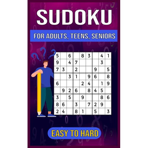 2024 Sudoku For Adults Easy To Hard: Ultimate Puzzle Challenge - Travel Size Pocket Sudoku Puzzles For Adults And Seniors And Teens - Easy To Hard Sudoku Puzzles With Solutions