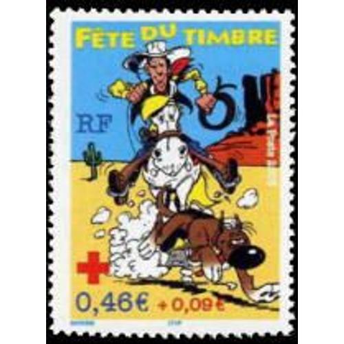 Fête Du Timbre : Lucky Luke Année 2003 N° 3547 Yvert Et Tellier Luxe