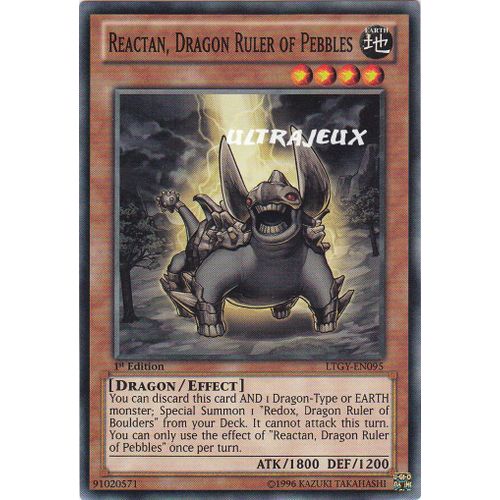 Yu-Gi-Oh! - Ltgy-En095 - Reactan, Dragon Ruler Of Pebbles - Commune