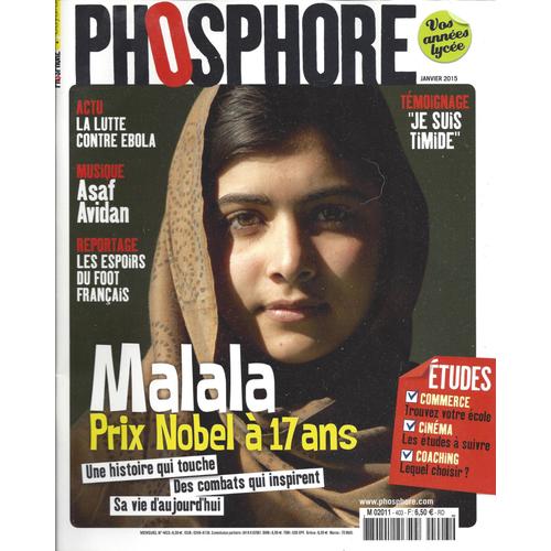 Phosphore 403 Malala Prix Nobel À 17 Ans