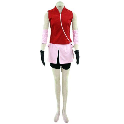 Ensemble Cosplay Sakura Ninja Naruto Konoha Déguisement Costume Complet Femme Manga Anime Jeux Vidéo Tailles S M L Xl Xxl Xxxl Black Sugar