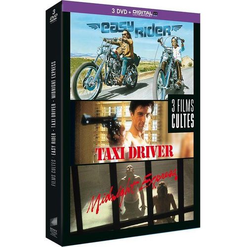 Films Cultes - Coffret : Easy Rider + Taxi Driver + Midnight Express - Dvd + Copie Digitale
