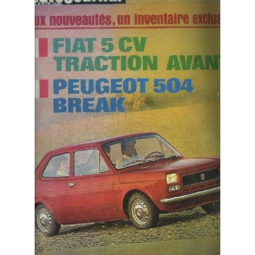 L'auto-Journal N°7 - 1971 - Sommaire : Essais : Auto : Citroën Gs Contre Gs Automatique - Caravane ; Adria 550 - Documents : Coupe D'europe 2e Rencontre - 504 Injection Contre D Super - ...