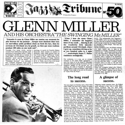 Jazz Tribune N° 50 Pm 89162 - Glenn Miller - "The Swinging Mr Miller"