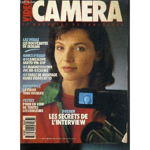 Video Camera Le Magazine Du Camescope - N°5 - Avril 1988 - Las Vegas : Les Nouveautés De Demain / Bancs D'essai : 1 Camescope Sanyo Vm-D1p, 1 Magnetoscope Jvc Hr-D530ms...