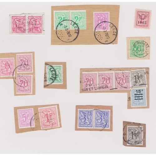 Timbre Lot Timbres Belgique Oblitérés