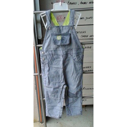 Salopette "" La Compagnie Des Petits"" Coton T18 Mois Bleu