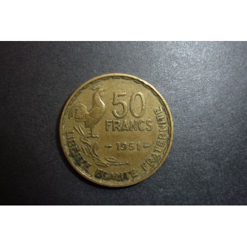 Piece De 50 Francs Année 1951