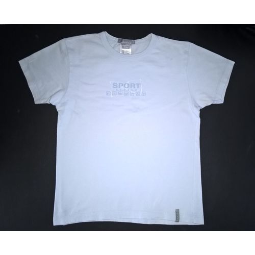 T-Shirt Domyos Manches Courtes Coton 6 Ans Bleu Clair