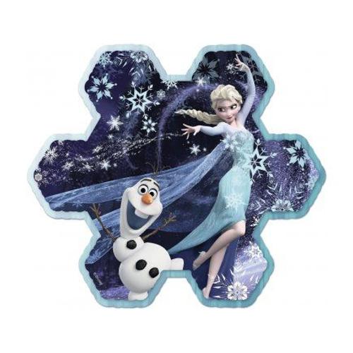 Puzzle Enfant Reine Des Neiges Et Olaf - 73 Pieces - Set Puzzle Collection Princesse + 1 Carte