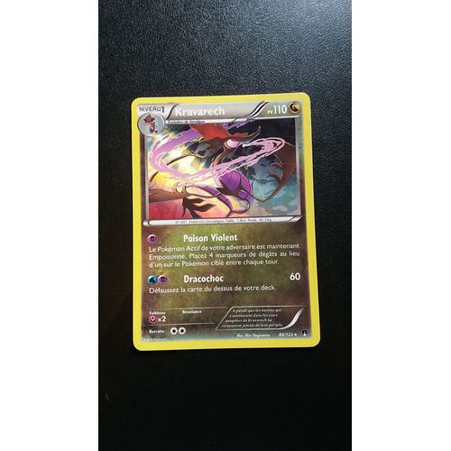 Pokémon - 86/123 - Kravarech - Xy - Rupture Turbo - Holo Rare