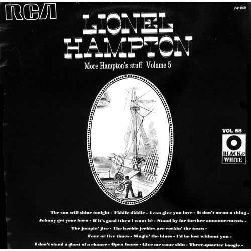  Série Rca Black & White - Victor 741049 - Lionel Hampton - "More Hampton's Stuff"