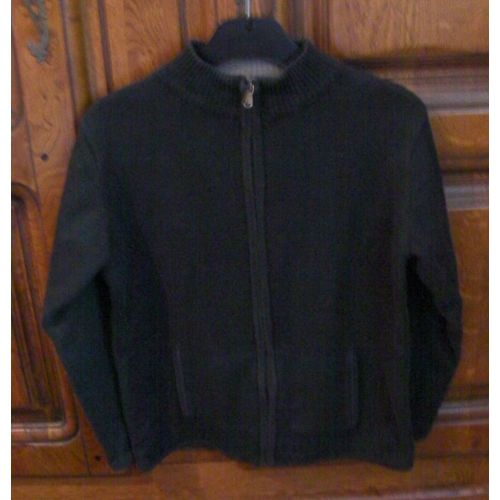 Gilet Noir Okaidi 8 Ans - Taille 8 Ans