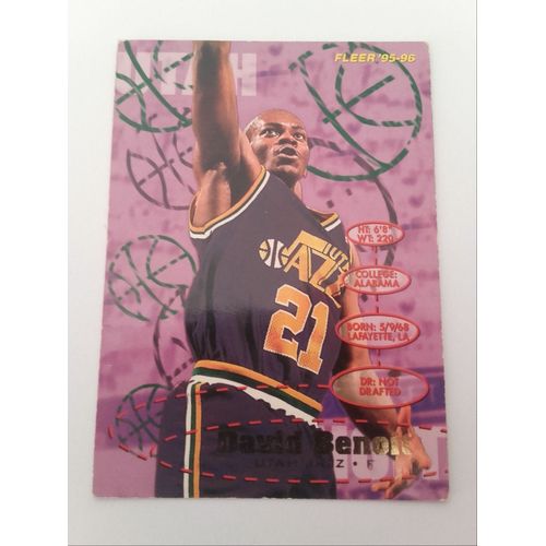 David Benoit - Fleer 95-96 - N°183