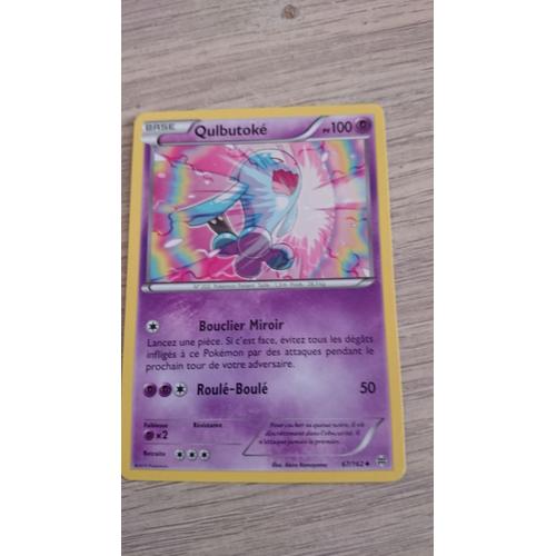 Carte Pokemon - Qulbutoké - Pv 100 - 67/162 - Peu Commune - Vf