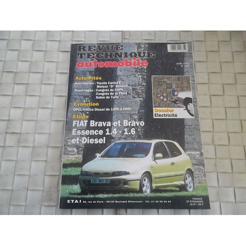 Revue Technique Fiat Brava Et Bravo Essence Et Diesel 1.4 Et 1.6 Et 1.9 L