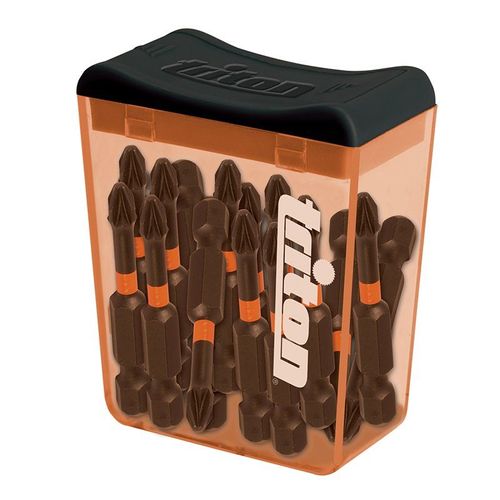 Lot de 15 embouts de vissage impact Pozidriv - PZ2 - 50 mm
