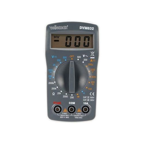 Multimètre Numérique - Cat Ii 500 V / Cat Iii 300 V - 10 A - 1999 Points