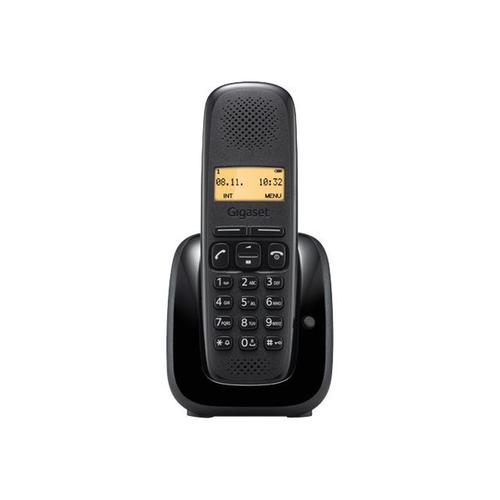 Gigaset AS690 Duo - Telephone fixe sans fil - 2 combines - Noir