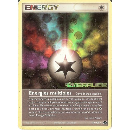 Energy Ex Emeraude : Energies Multiples 89/106 - Ultra Rare Holo