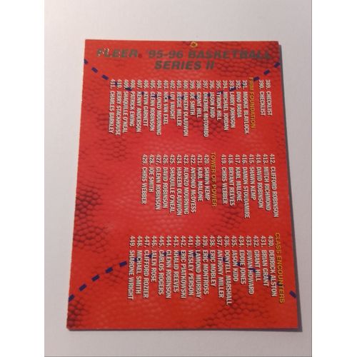 Series Ii - Fleer 95-96 - N°390