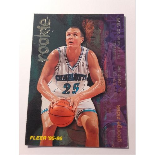 George Zidek - Fleer 95-96 - N°388