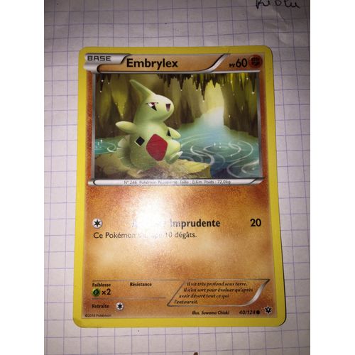 Pokémon - 40/124 - Embrylex - Xy - Impact Des Destins - Commune