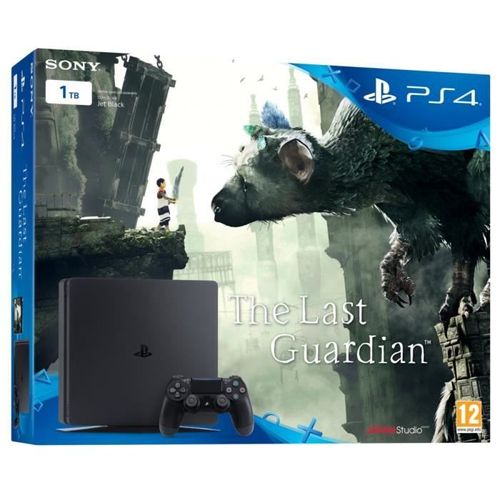 Pack Console Ps4 1 To Slim Noir + The Last Guardian