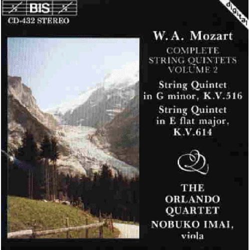 Complete String Quintets Vol. 2 (Orlando Quartet, Imai)