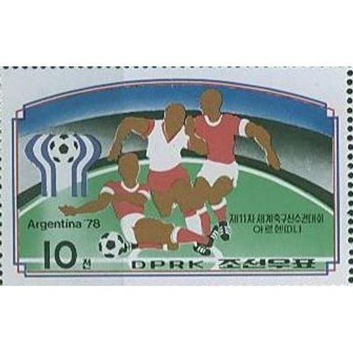 Timbres Coree Du Nord Coupe Du Monde Argentina 78