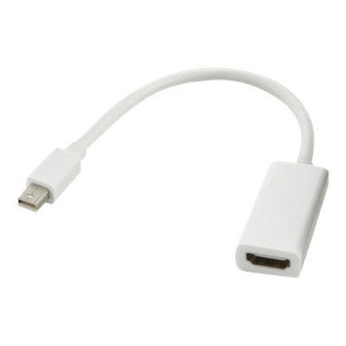 MCL CG-292CZ - Adaptateur vidéo - Mini DisplayPort mâle pour HDMI femelle - 22 cm - blanc