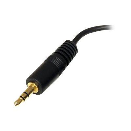 StarTech.com 6 ft. (1.8 m) 3.5mm Audio Cable - 3.5mm Audio Cable - Gold Plated Connectors - Male/Male - Aux Cable (MU6MM) - Câble audio - mini-phone stereo 3.5 mm mâle pour mini-phone stereo 3.5...